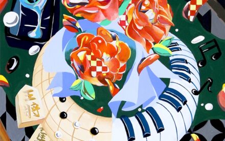 第37回愛媛県高等学校総合文化祭リーフレット原画【最優秀】