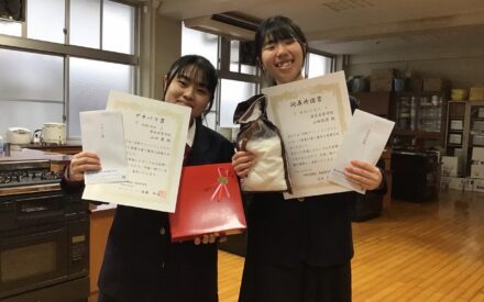 【食物科学コース】河原スイーツコンテスト 2025 2名入賞! 【食物科学コース】河原スイーツコンテスト 2025 2名入賞!