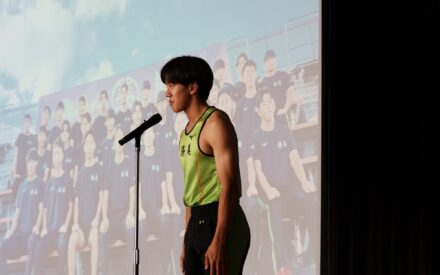 【県総体壮行会】5/27 全校生徒で激励しました! 【県総体壮行会】5/27 全校生徒で激励しました!