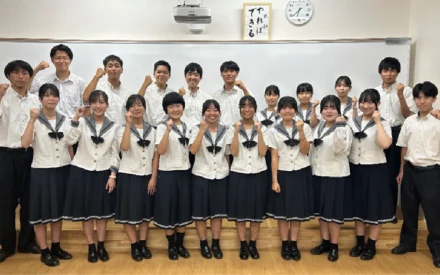 生徒会だより ｜ 9月号　「生徒会役員選挙」開票結果・新生徒会三役紹介