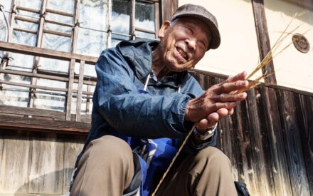 【写真部】11/23　毛利家吊るし柿撮影