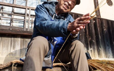 【写真部】11/23　毛利家吊るし柿撮影