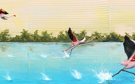 第30回全国「かまぼこ板の絵」展覧会　【後援団体賞：四国西予ジオパーク賞】