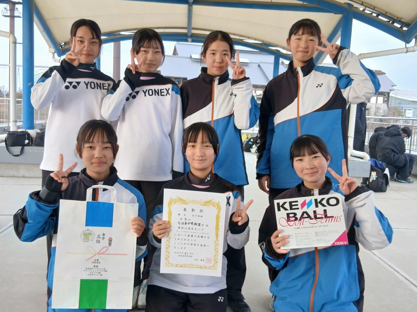 女子第３位　今治東中等教育学校